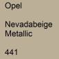 Preview: Opel, Nevadabeige Metallic, 441.